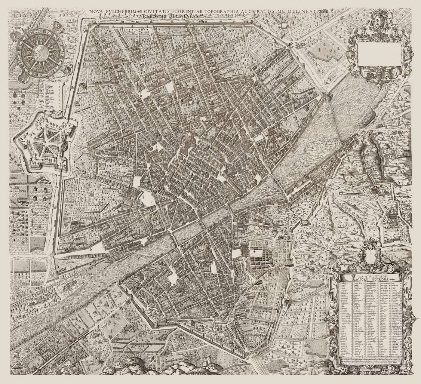 Incisione restaurata — Firenze 1584
