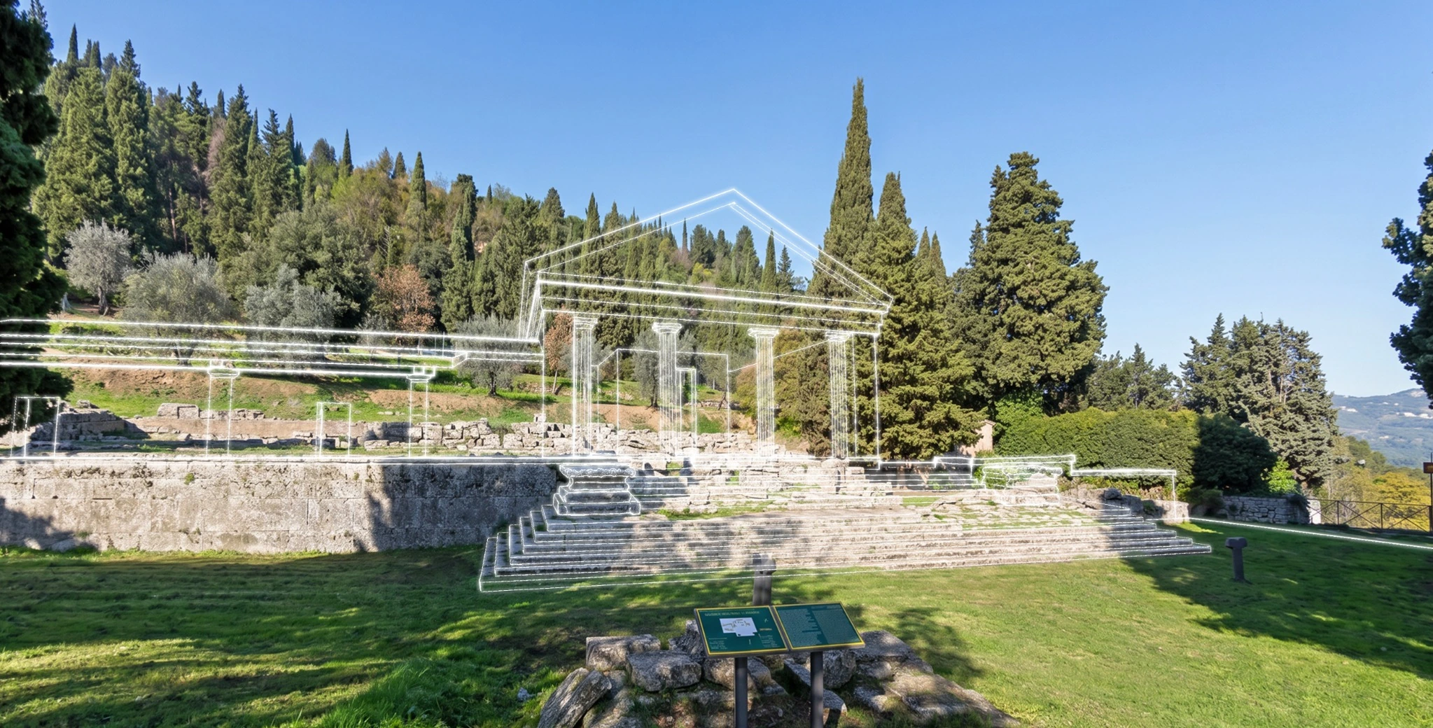 Il tempio: Modello 3D